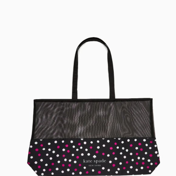 Sac Fourre-tout Tous Kaos - Motif Ourson à Pois - Beige - Occasion Excellent état